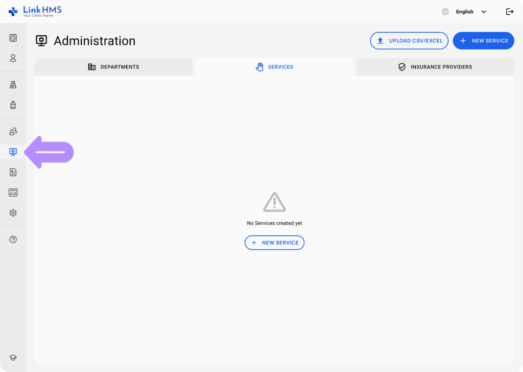 LinkHMS creating and editing services 1