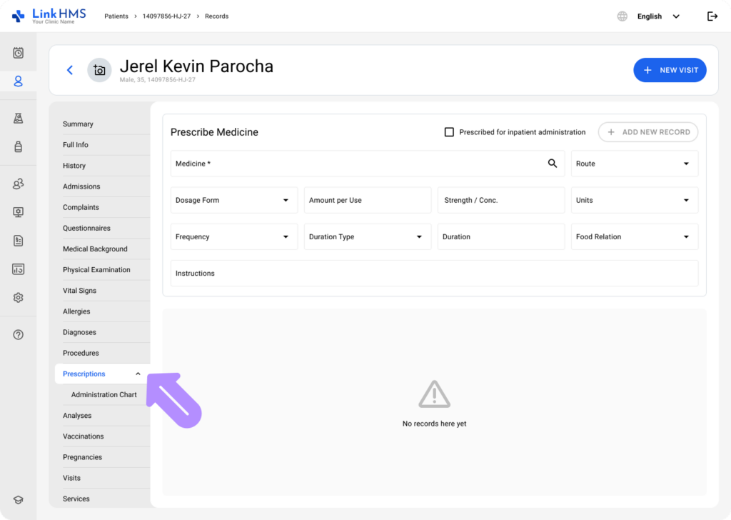 LinkHMS - prescriptions- EMR 1
