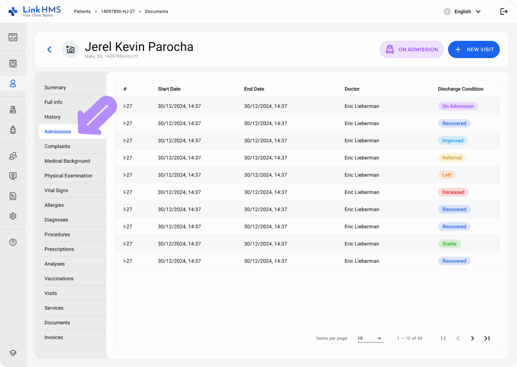LinkHMS manage EMR 14