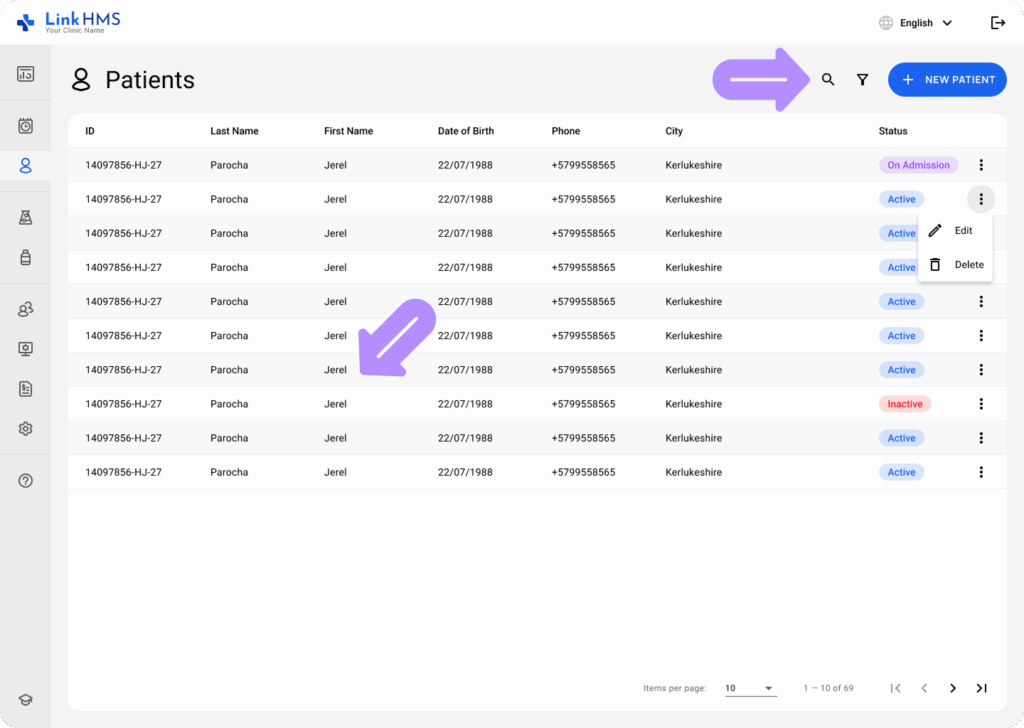 LinkHMS manage EMR 18