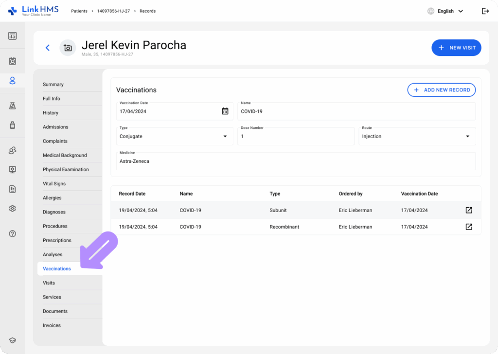 LinkHMS manage EMR 5
