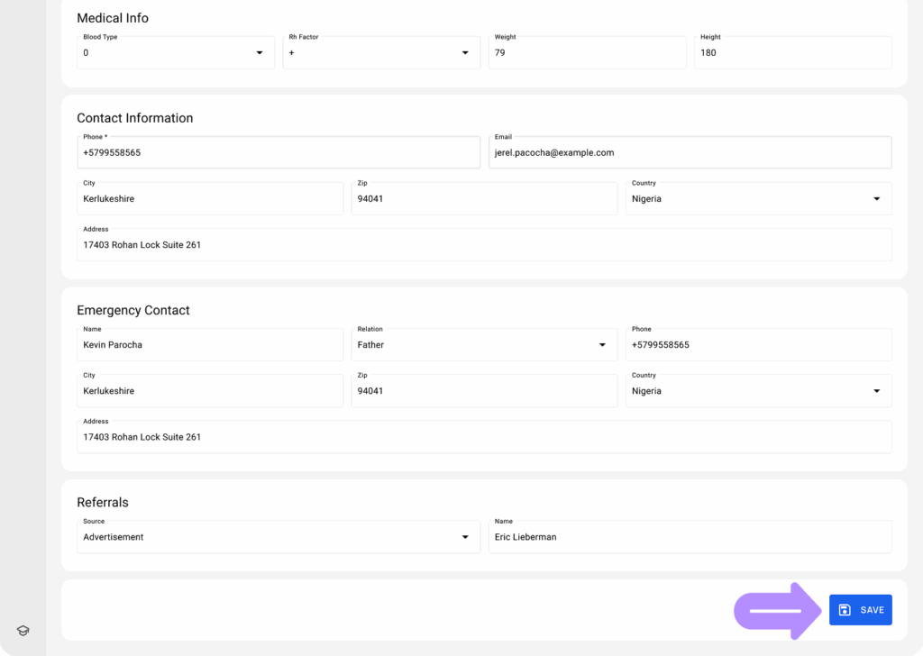 LinkHMS assign patients to the insurance providers 9