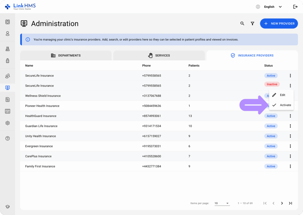 LinkHMS new insurance provider 16