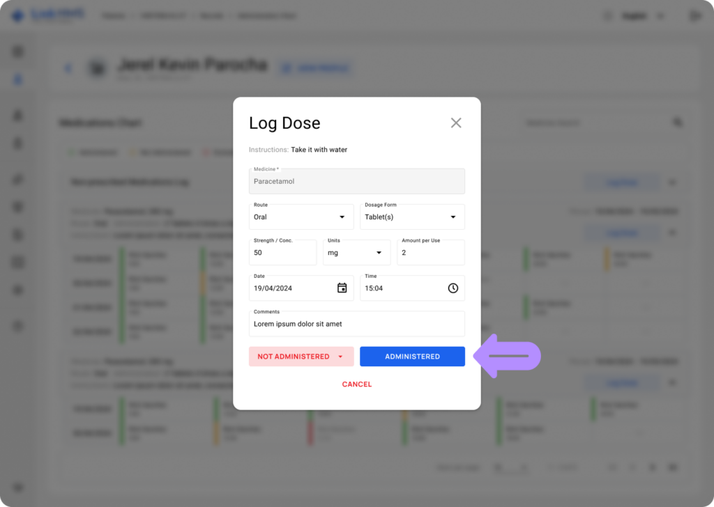 LinkHMS full medications chart 4
