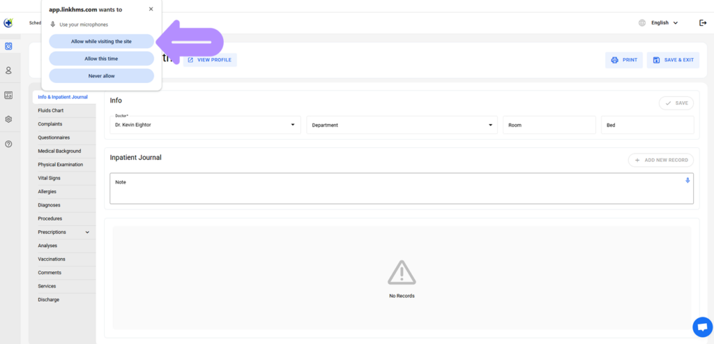 LinkHMS speech-to-text 7