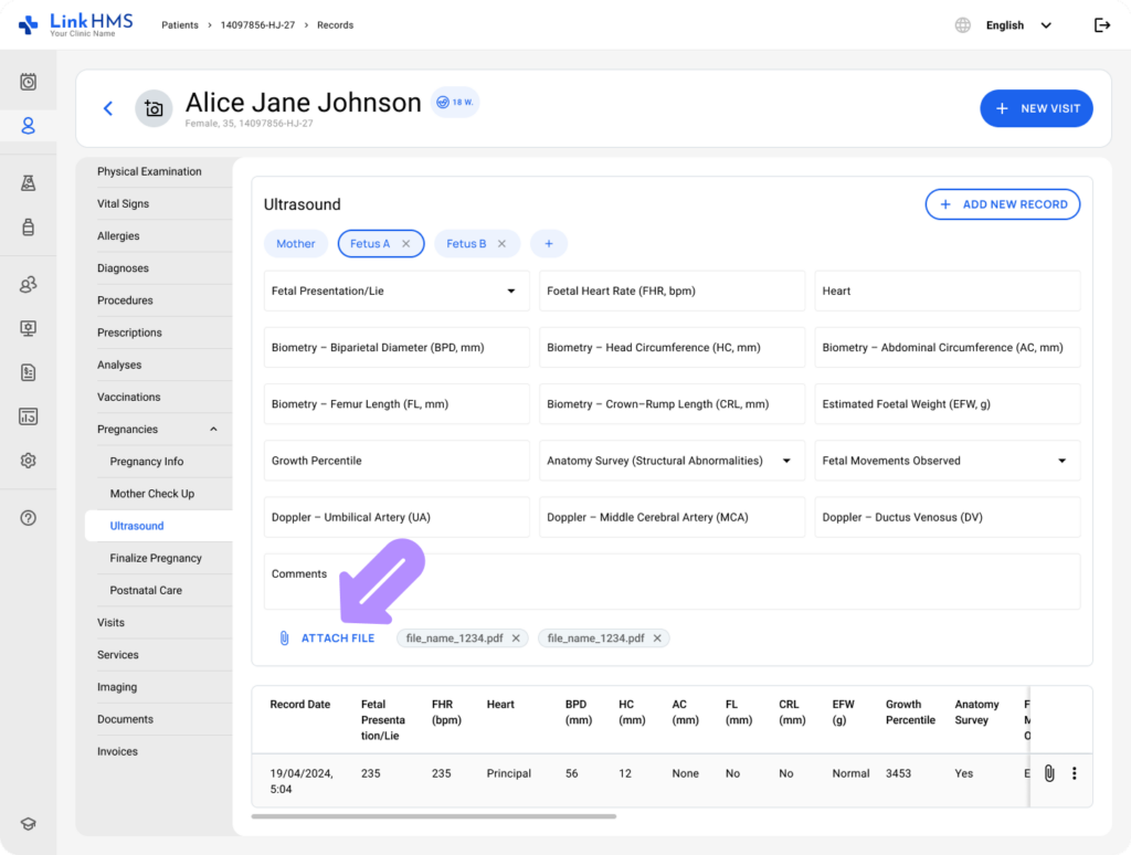 LinkHMS ultrasound 22