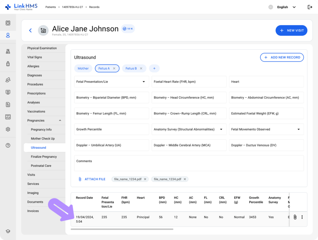 LinkHMS ultrasound 25