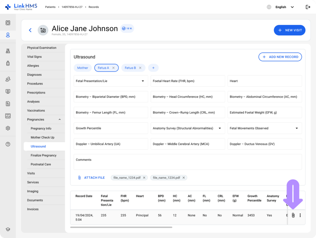 LinkHMS ultrasound 28