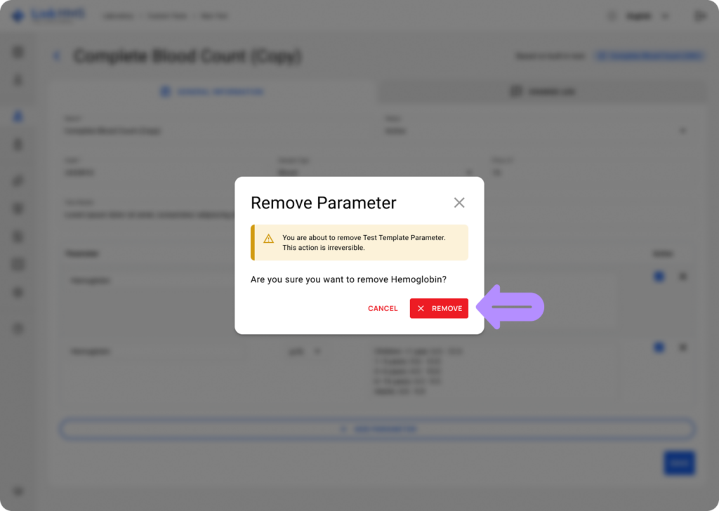 LinkHMS add and edit custom tests 22