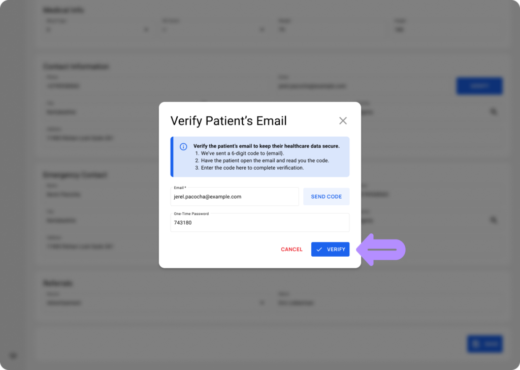 LinkHMS email notifications 1
